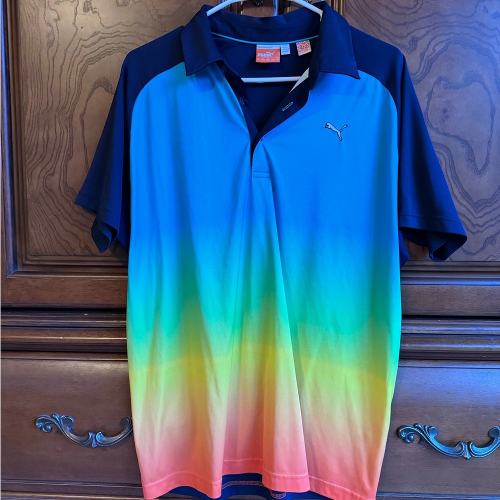 Puma Men's Multicolor Polo Shirt